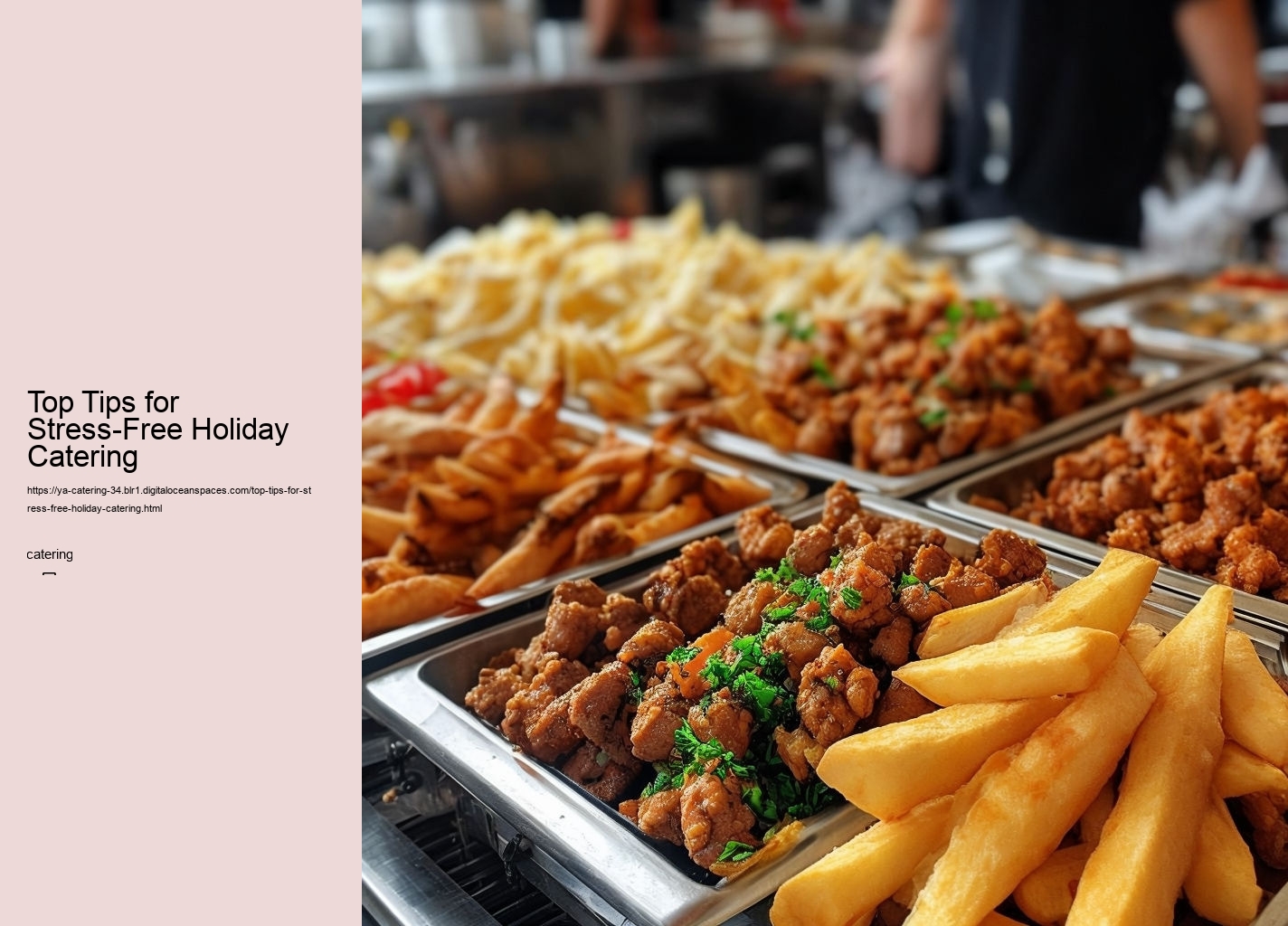 Top Tips for Stress-Free Holiday Catering